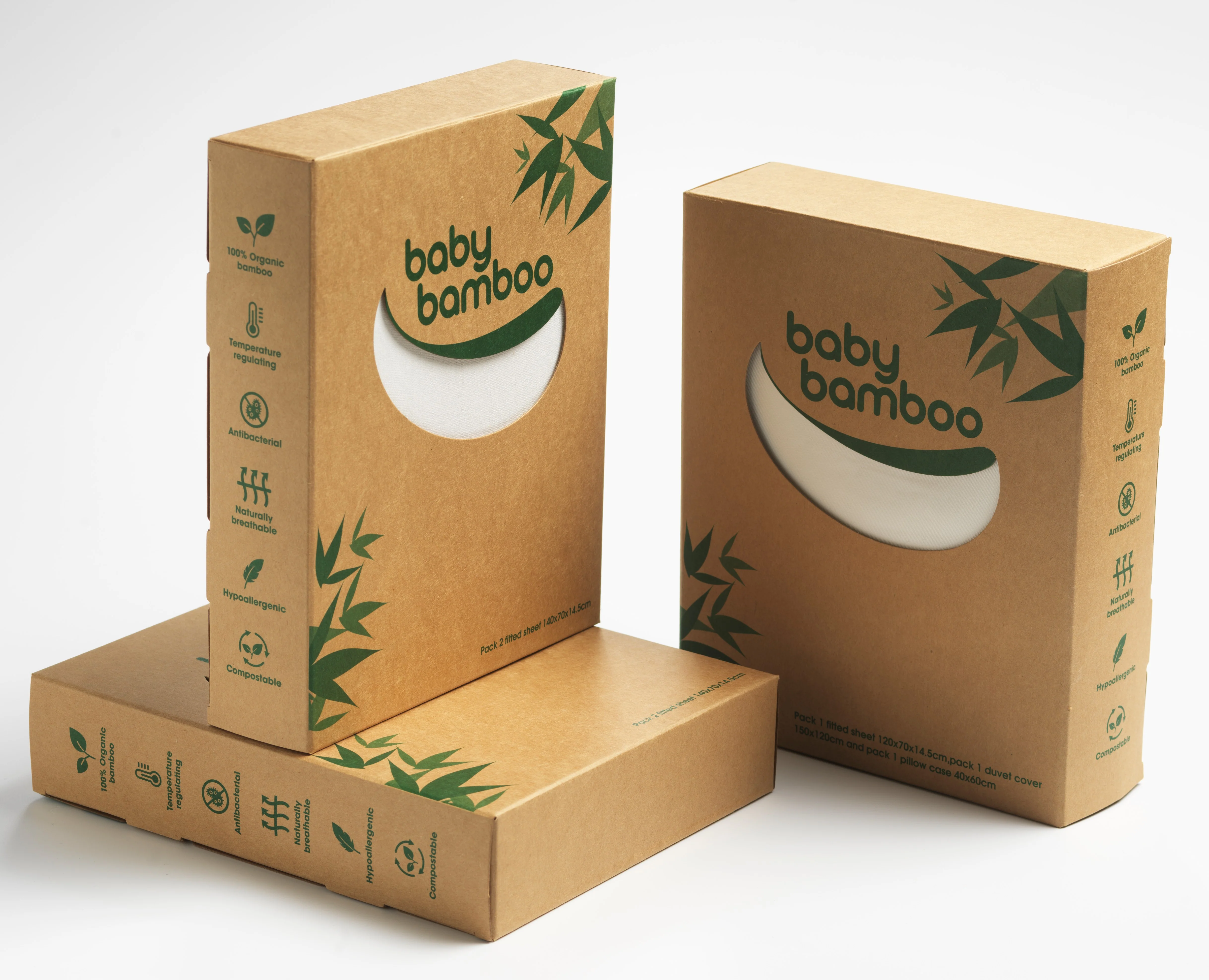 100% Bamboo Baby 3 Piece Bedding Set - Image 3